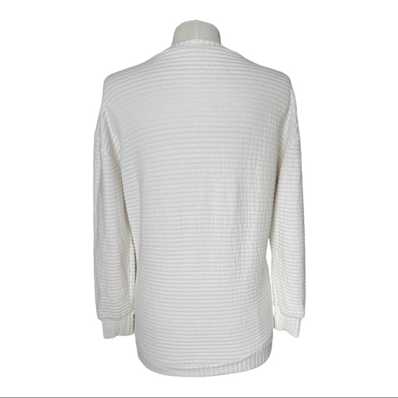 Zara Woman Lace Up Grommet Sweater - Picture 2 of 5